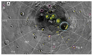 Illustration for article titled La sonda Messenger capta las primeras fotos de agua helada en Mercurio